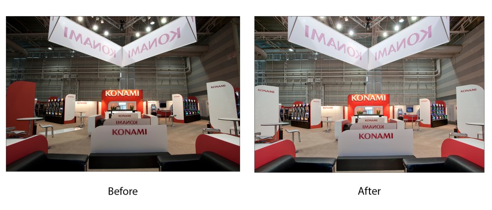 Before and After Sign Replacement display